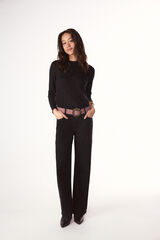 Slowlove Jeans con tachas Negro