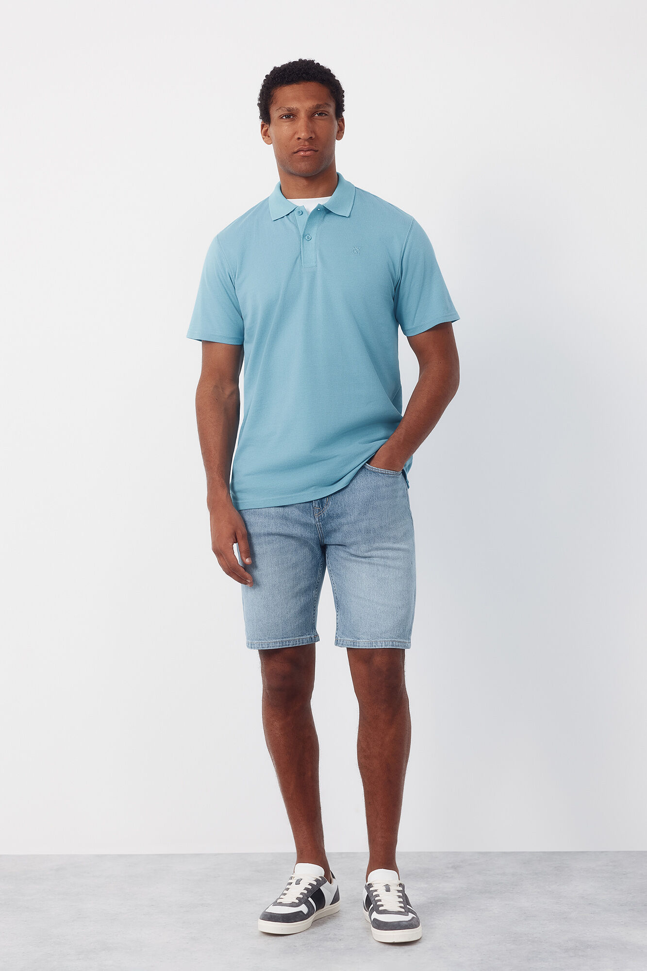 Cortefiel Bermuda denim regular