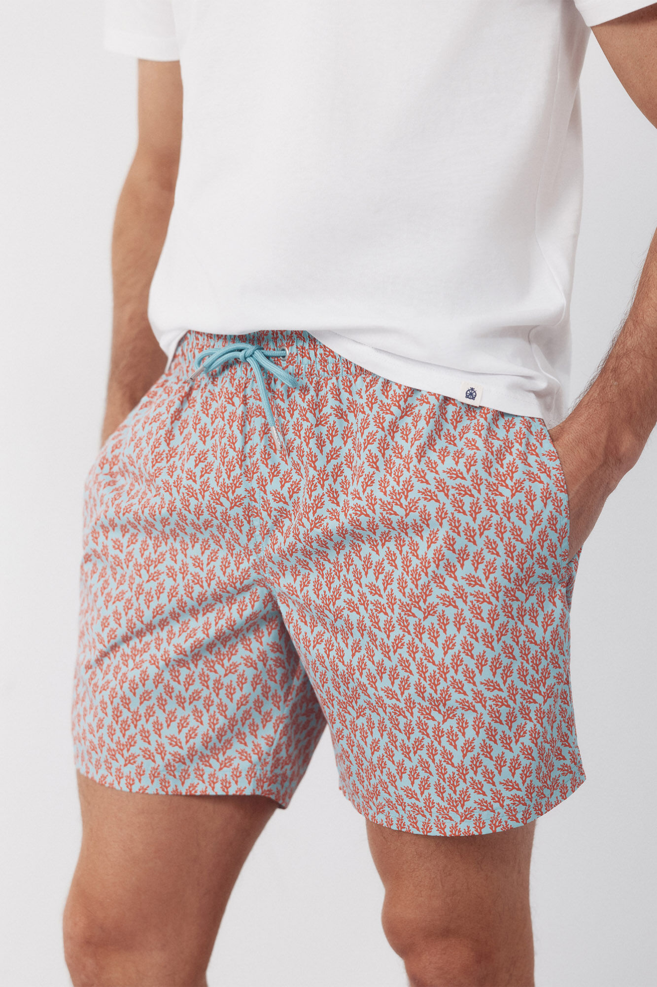 Cortefiel Ba&ntilde;ador estampado algas peque&ntilde;as
