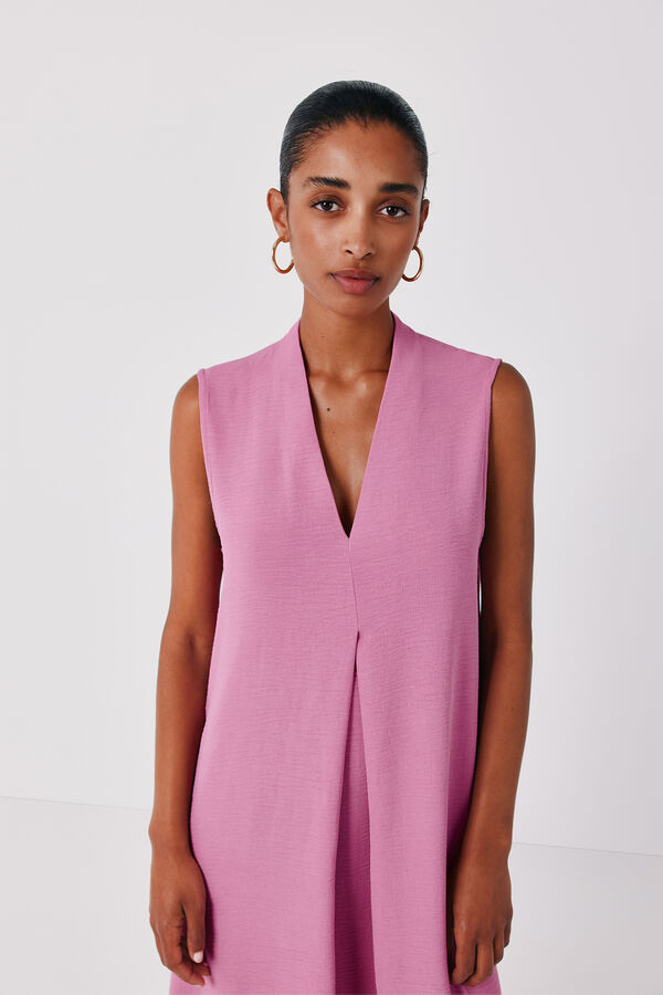 Cortefiel Vestido t&uacute;nica Rosa