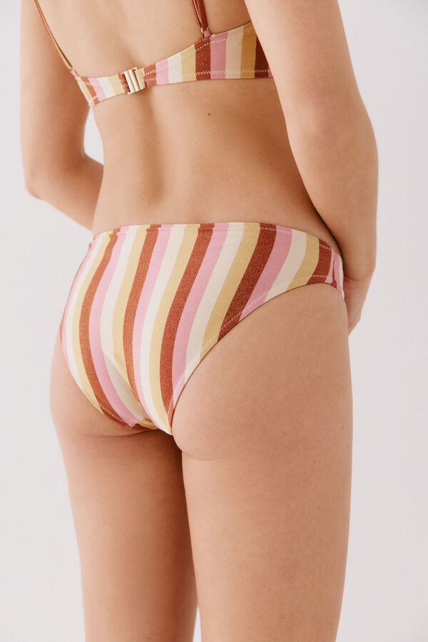 Cortefiel Braga bikini rayas Estampado morado