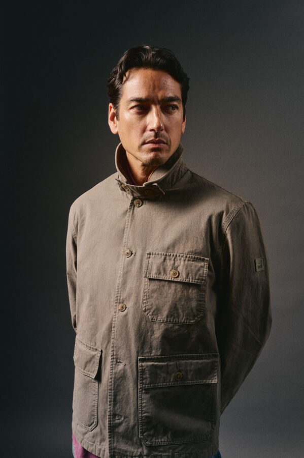 OOTO Cazadora worker cuello pana Kaki