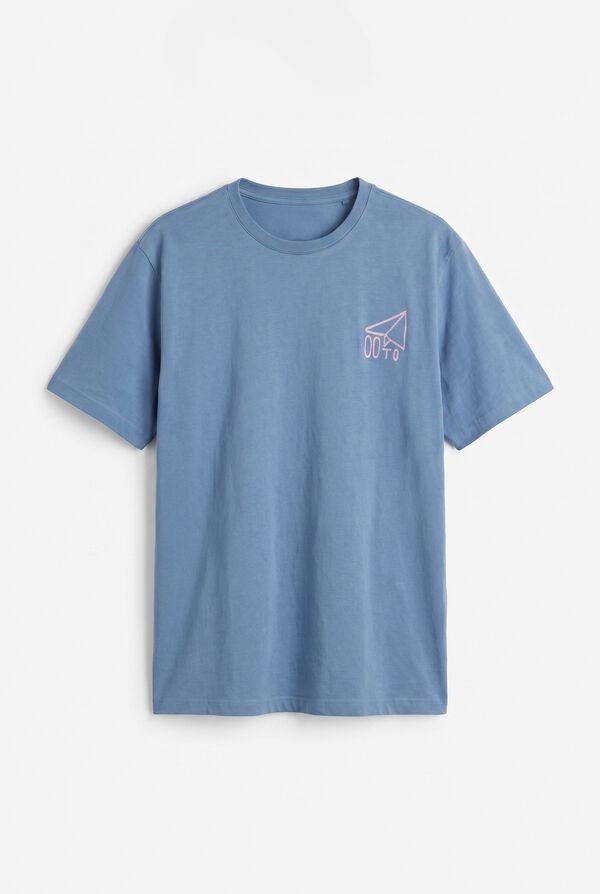 OOTO Camiseta avi&oacute;n peque&ntilde;o Azul