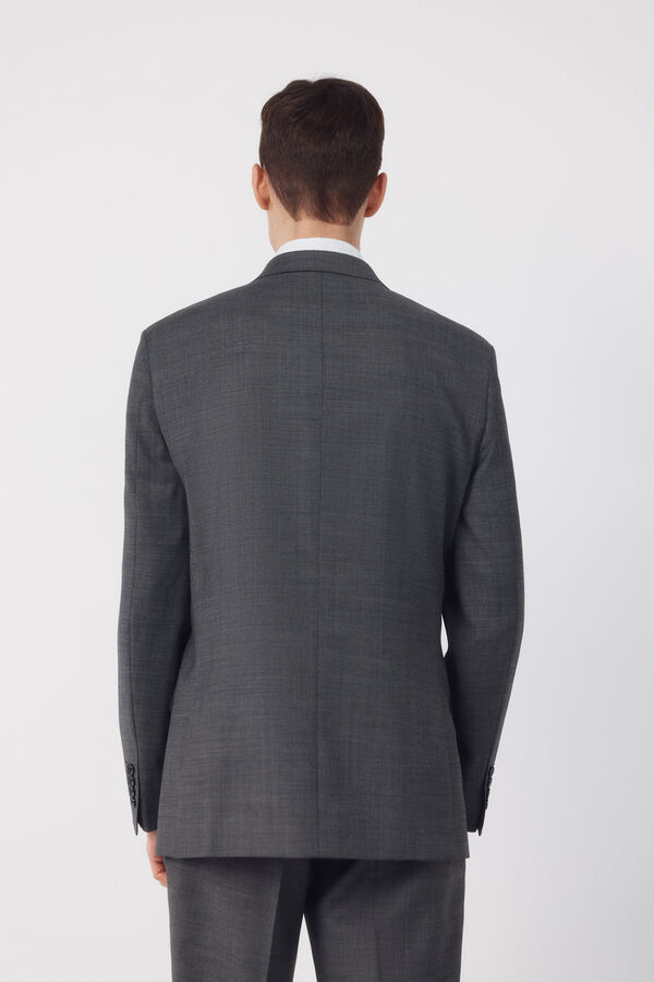 Cortefiel Americana traje dynamic estructura gris Gris oscuro