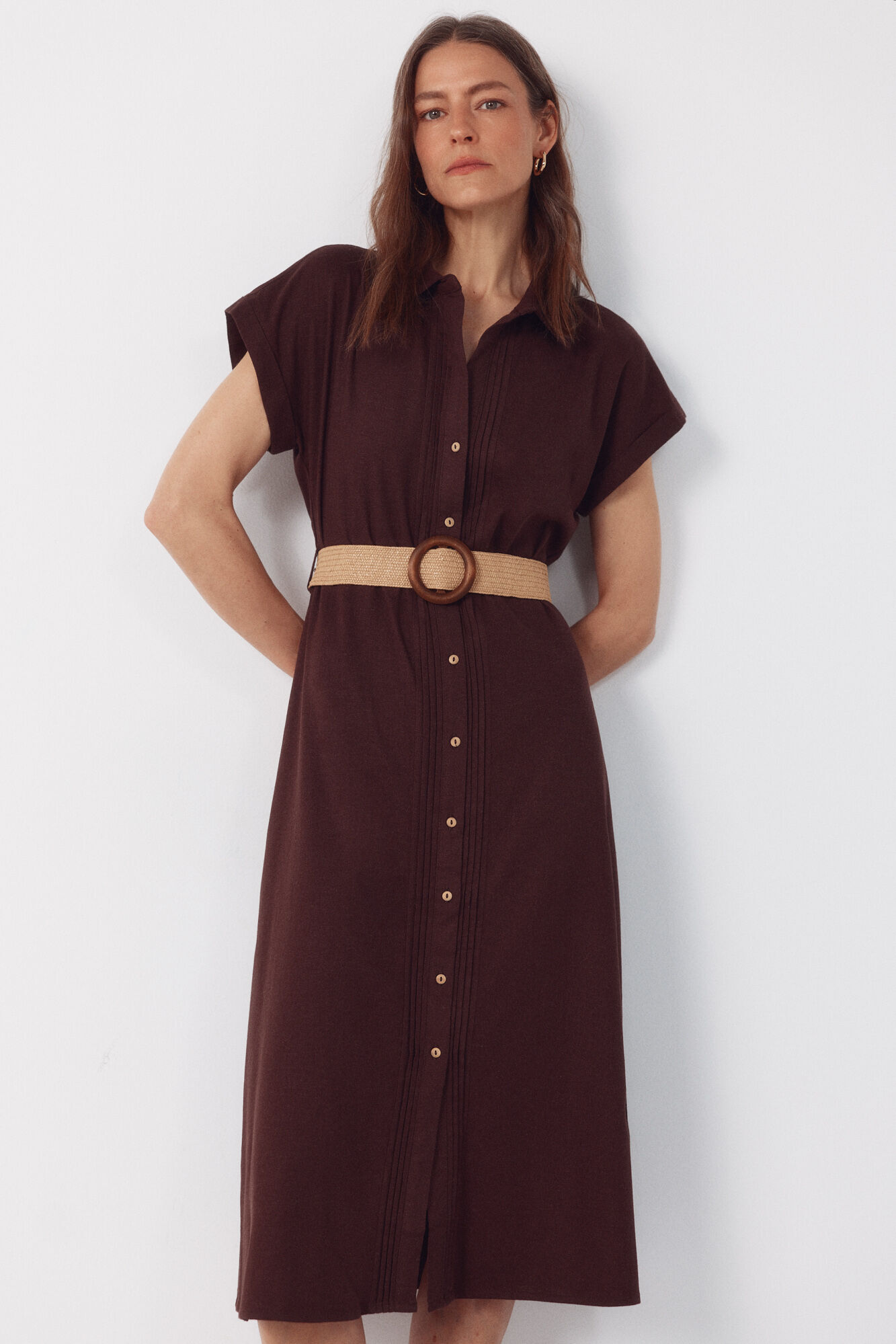 Cortefiel Vestido lino