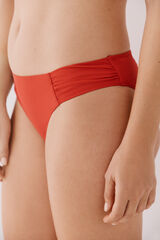 Cortefiel Panty con detalle lateral drapeado Rojo
