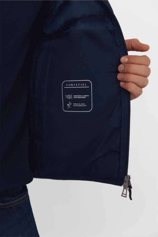Cortefiel Cazadora acolchada ultralight Azul marino