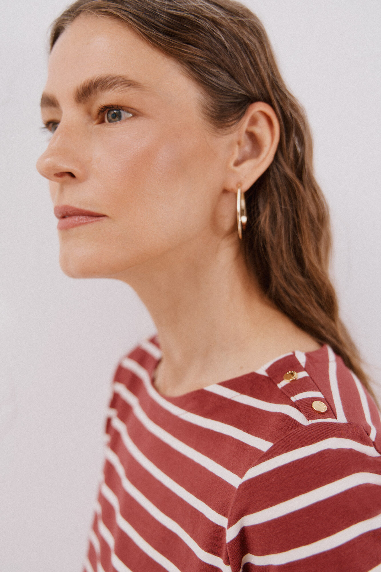 Cortefiel Playera barco botones