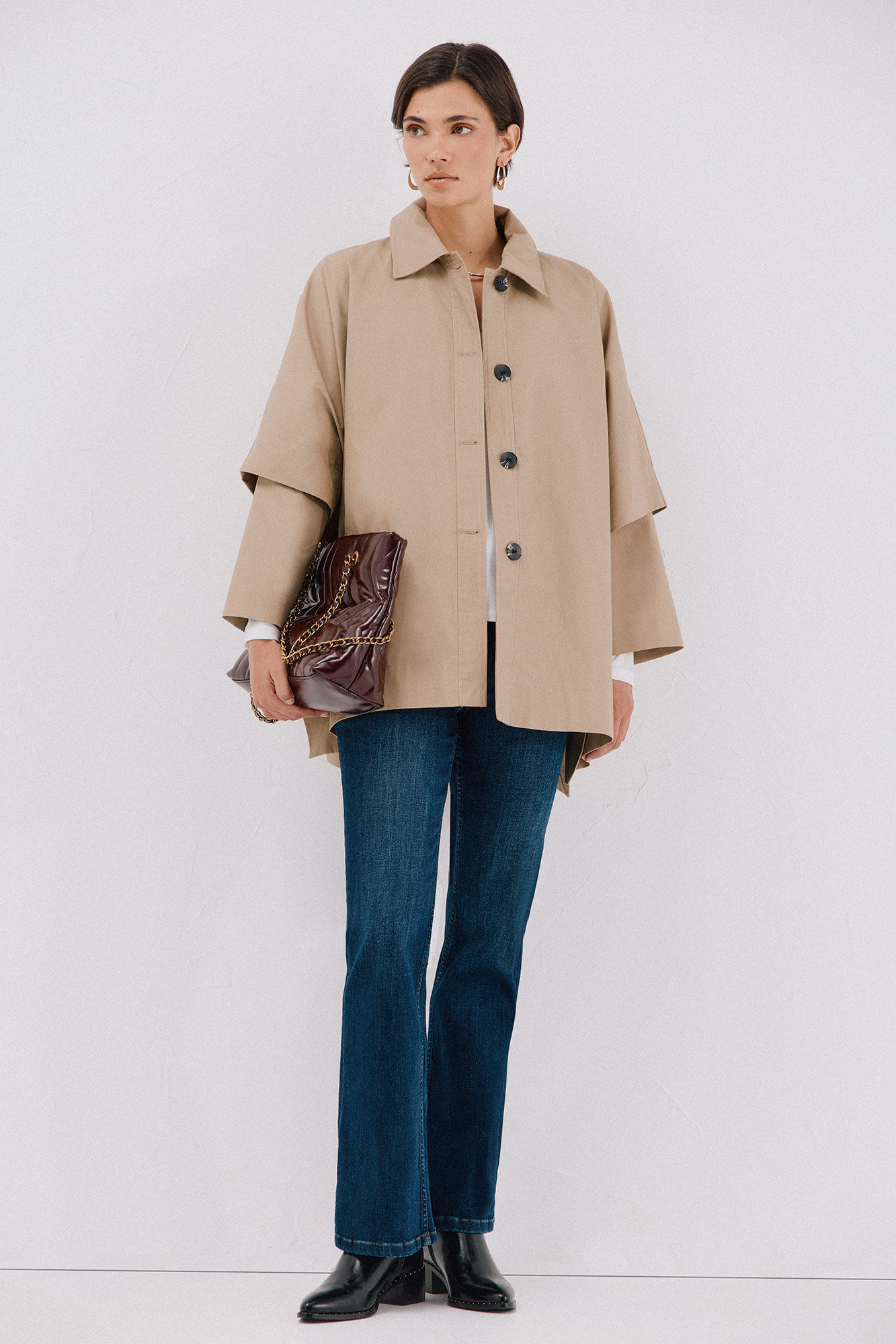 Cortefiel Capa de gabardina