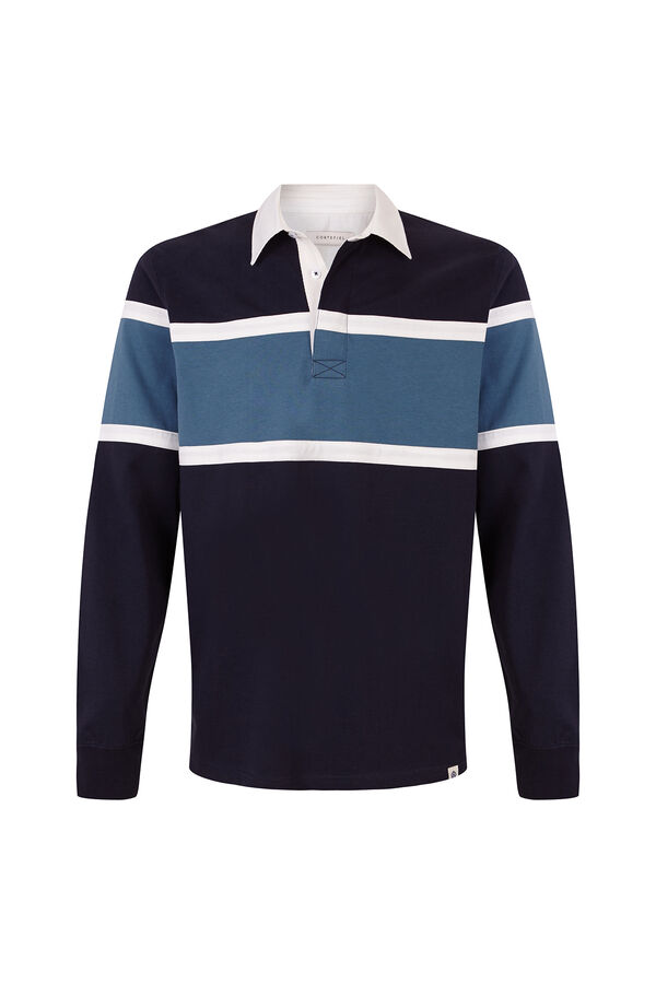 Cortefiel Polo rugby Azul marino