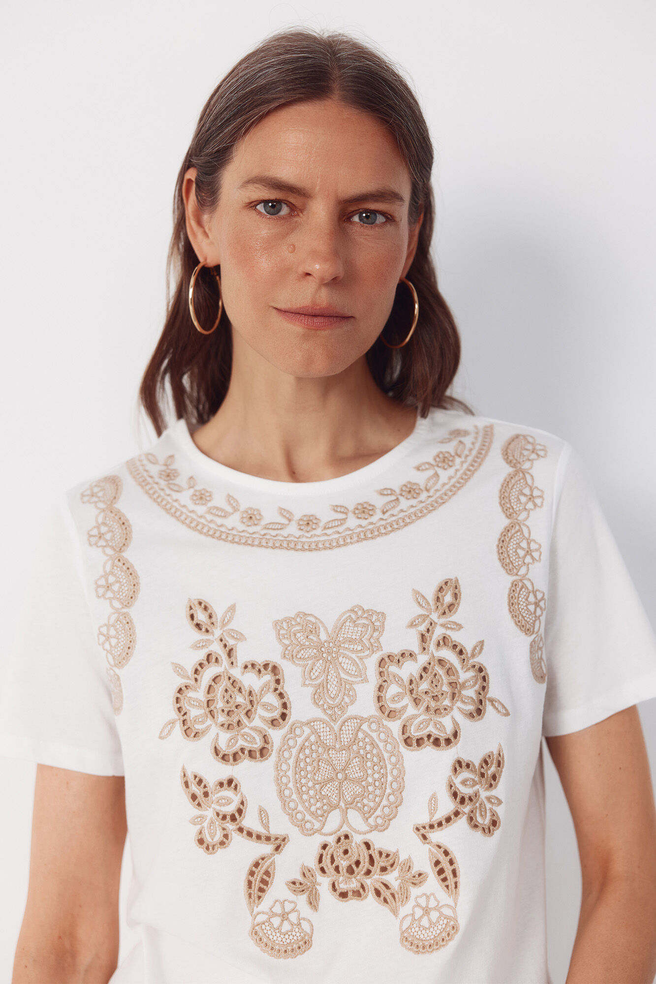 Cortefiel Playera estampada