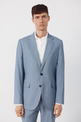 Cortefiel Americana traje serreta Serie XXI azul Azul
