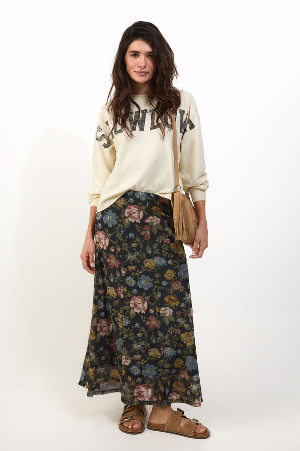 Slowlove Falda de tul el&aacute;stico Multicolor