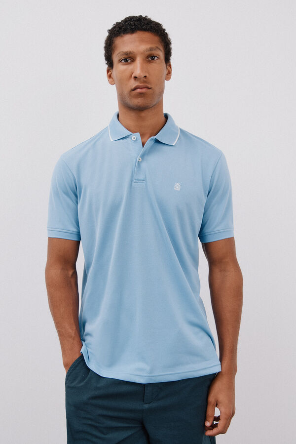 Cortefiel Polo coolmax&reg;  Azul