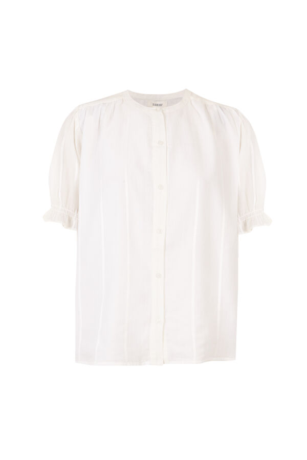 Slowlove Blusa fluida dobby Marfil