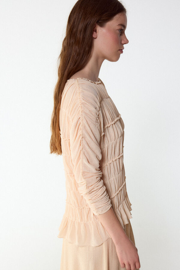 Slowlove Top con frunces Arena