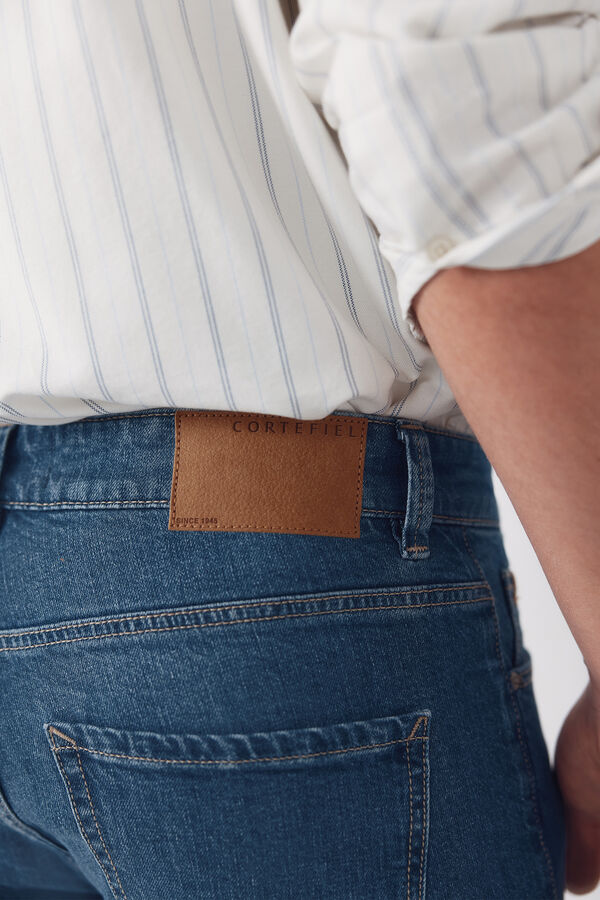 Cortefiel Pantal&oacute;n vaquero ligero slim fit Azul