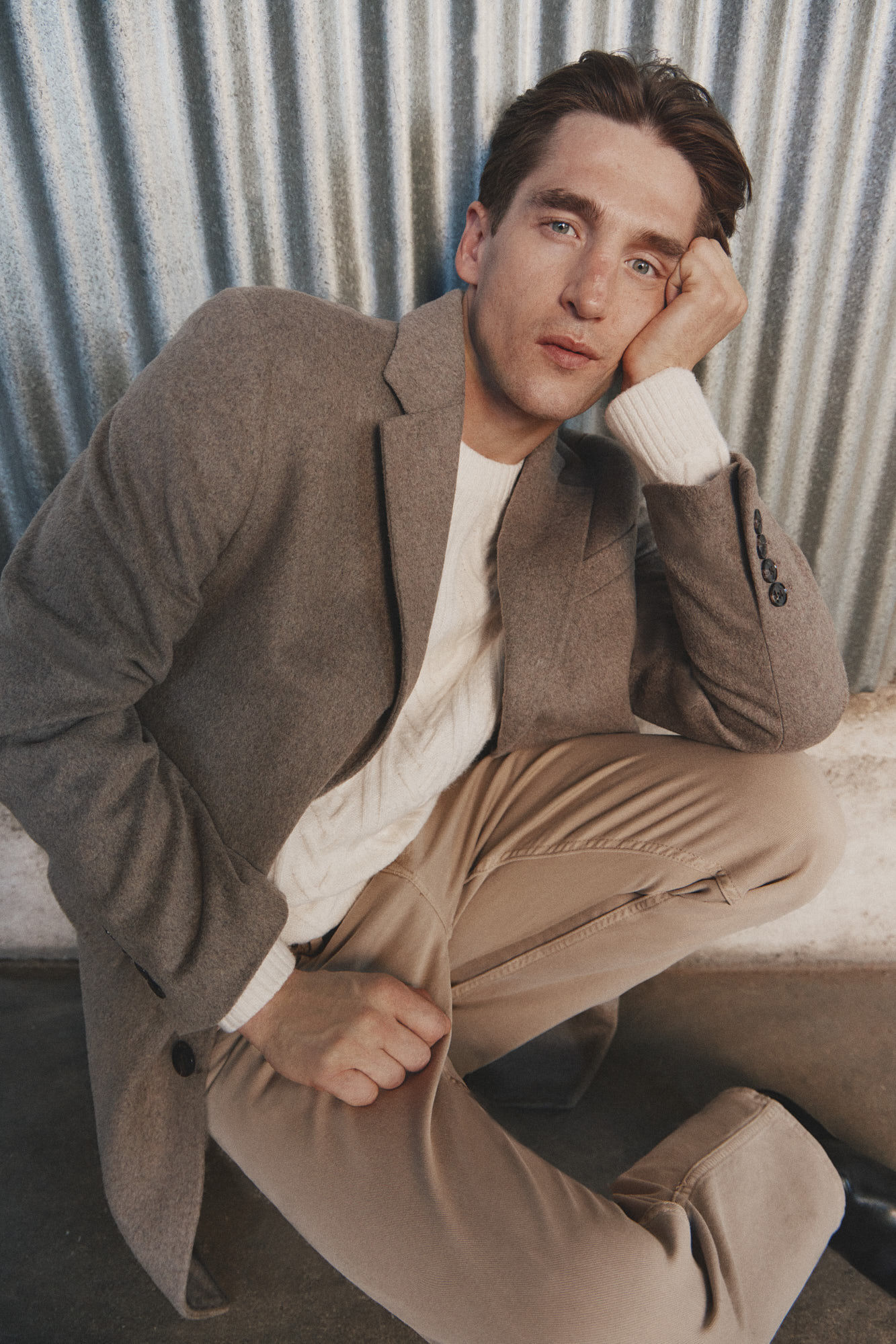 Cortefiel Pantal&oacute;n 5 bolsillos color regular fit