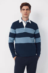 Cortefiel Polo rugby Azul marino