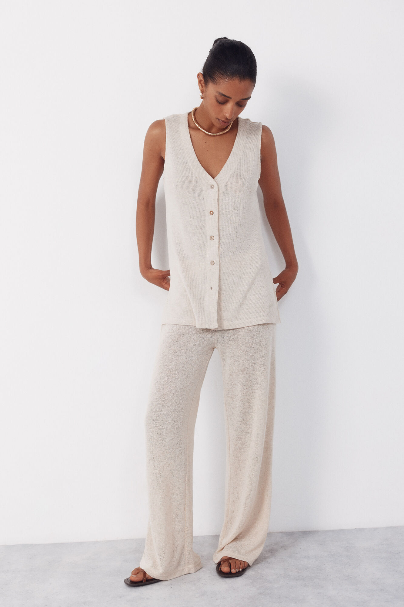 Cortefiel Pantal&oacute;n de tejido
