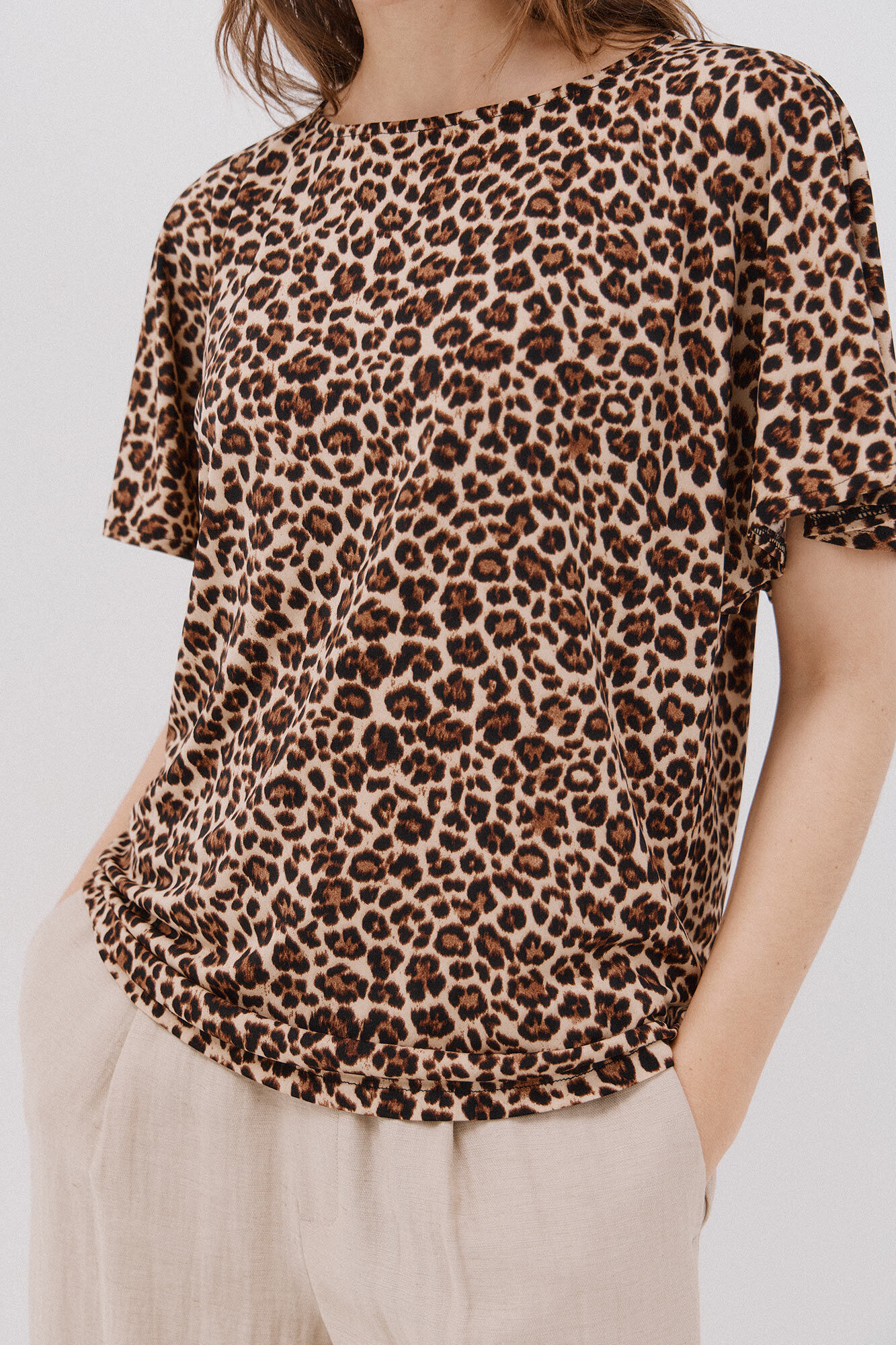 Cortefiel Playera b&aacute;sica fluida