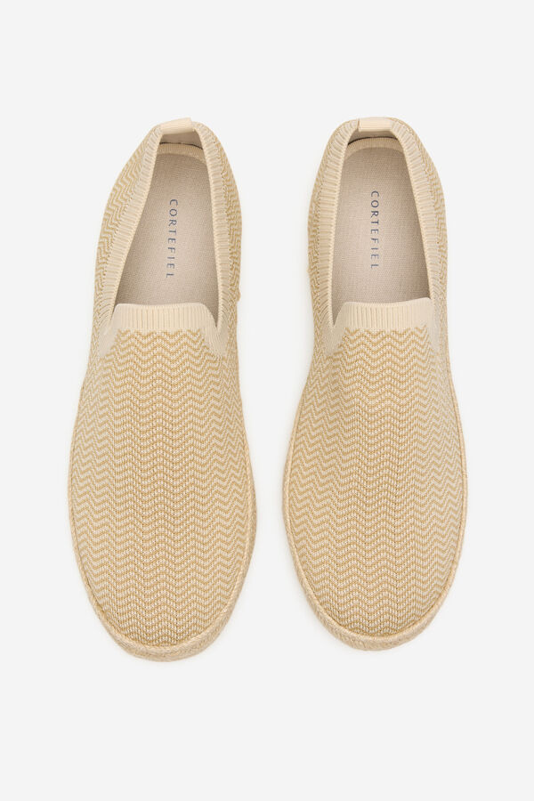 Cortefiel Alpargata tejido Beige