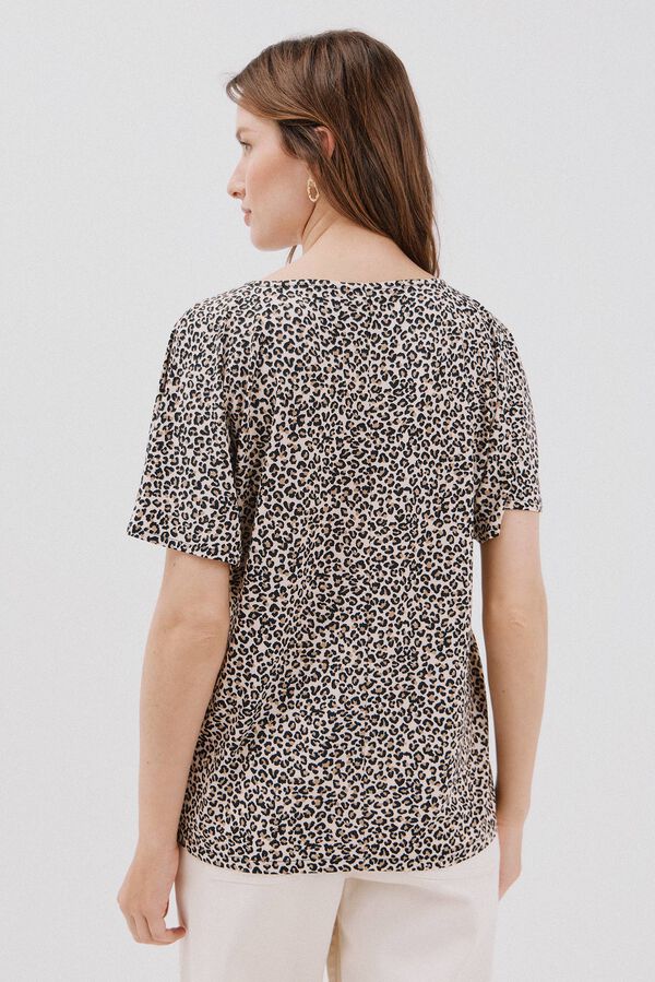 Cortefiel Playera b&aacute;sica fluida Multicolor