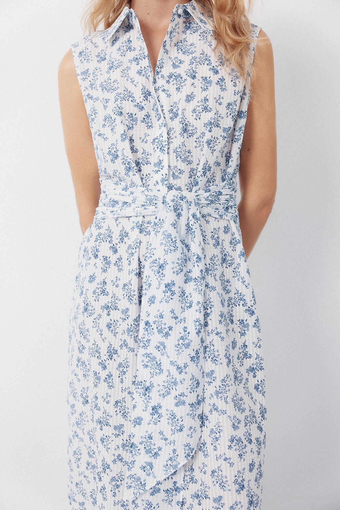 Cortefiel Vestido camisero vichy