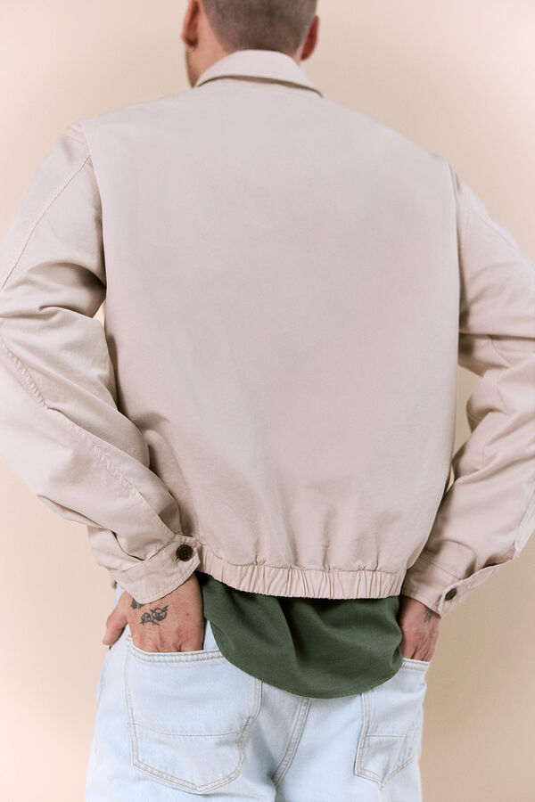 OOTO Cazadora ligera casual Beige