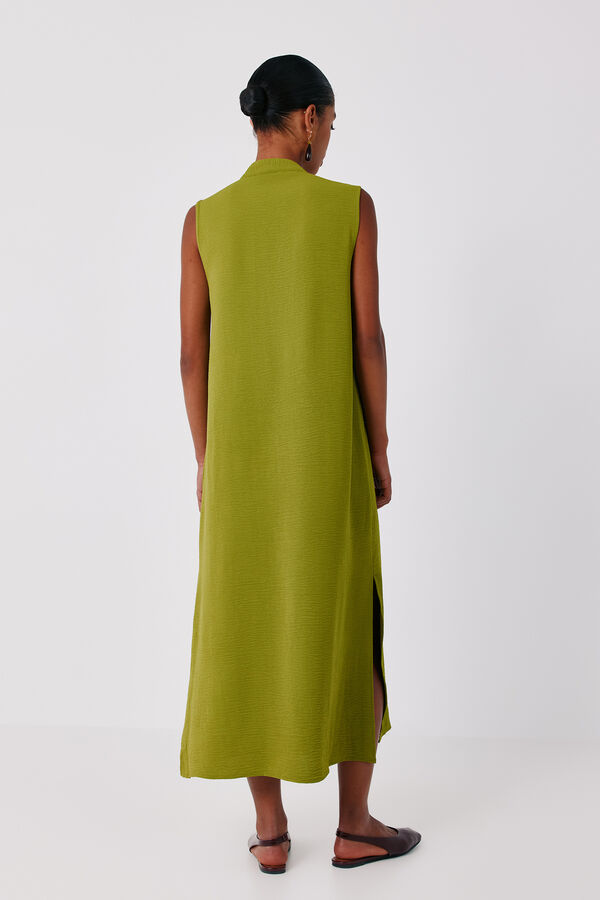 Cortefiel Vestido t&uacute;nica Verde