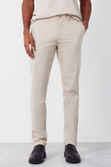 Cortefiel Pantal&oacute;n chino regular fit Beige