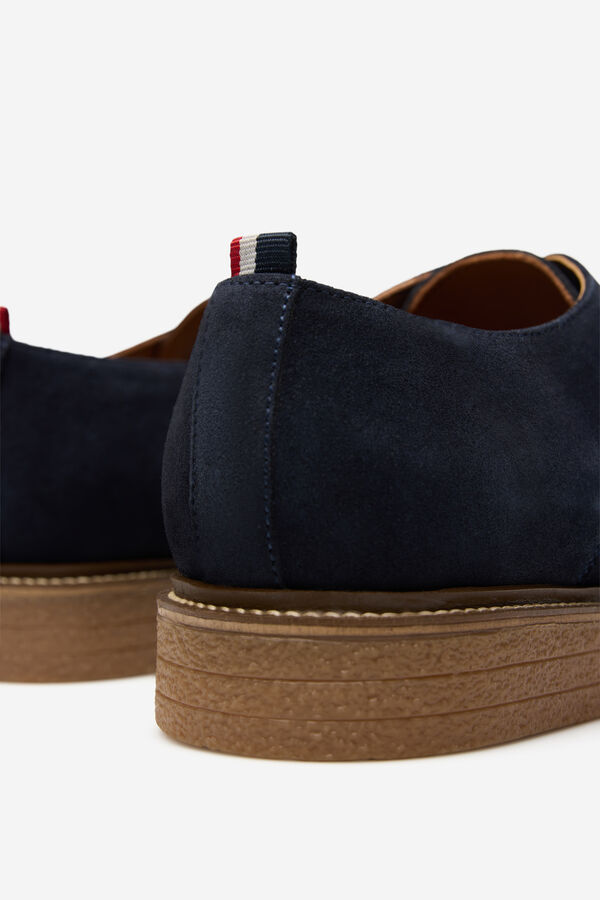 Cortefiel Zapato sport cordones Azul marino