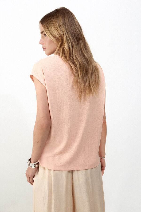 Slowlove Top estructura nudo Naranja