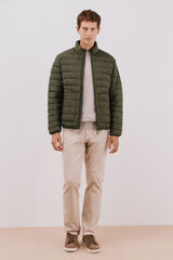 Cortefiel Chamarra acolchada ultralight Kaki