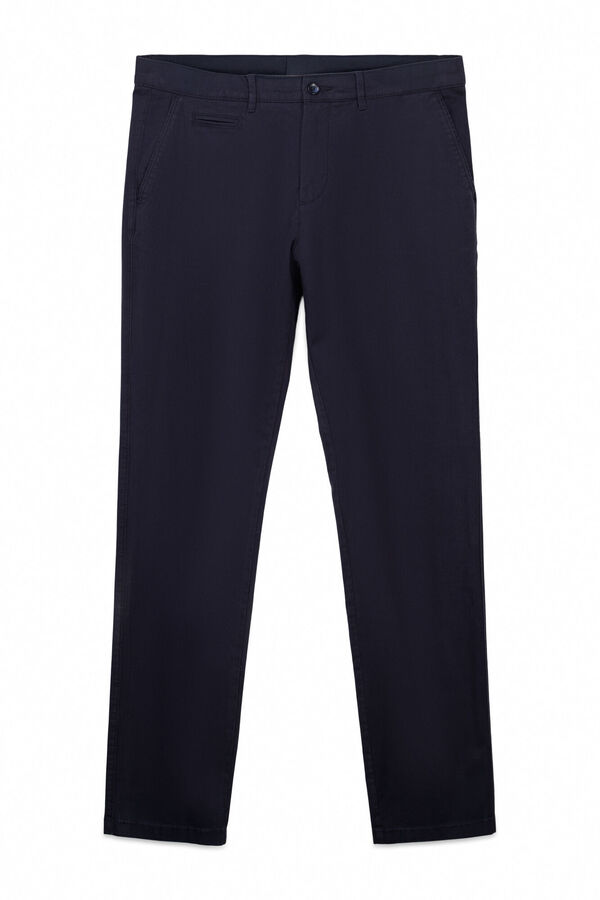 Cortefiel Pantal&oacute;n chino slim fit Azul marino