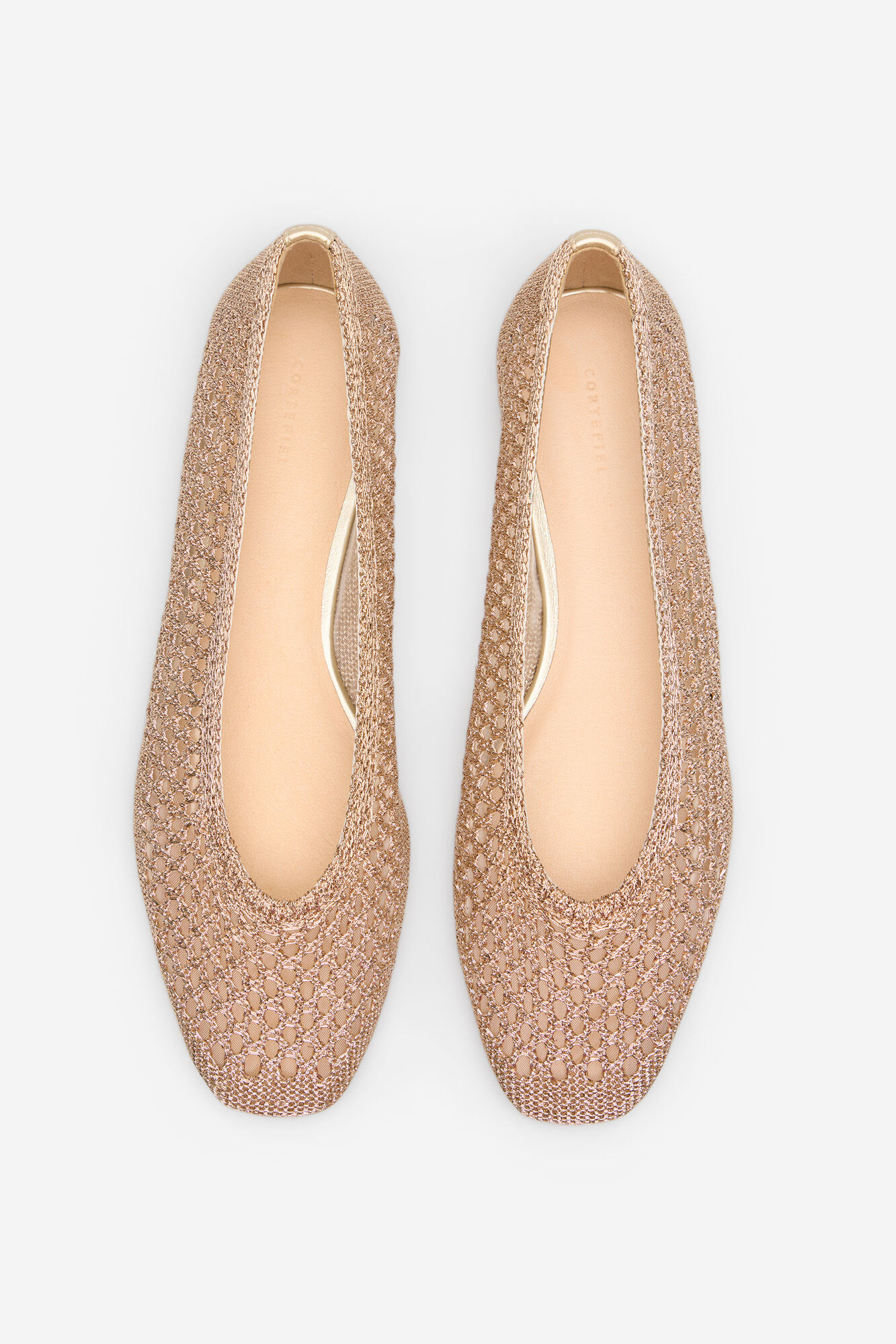 Cortefiel Bailarina con detalle de trenza
