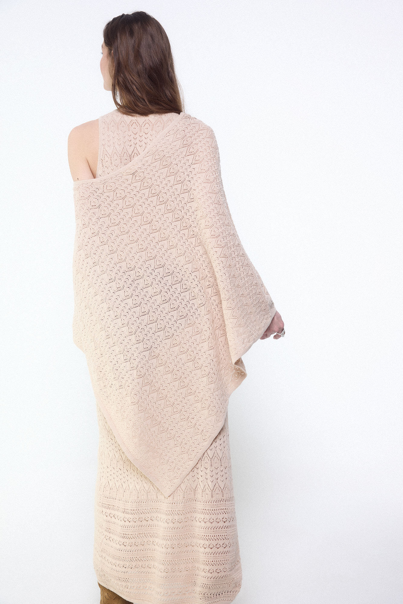 Slowlove Capa de punto calado