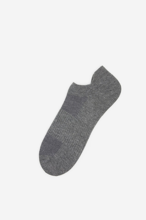 Cortefiel Calcet&iacute;n COOLMAX&reg; tobillero Gris