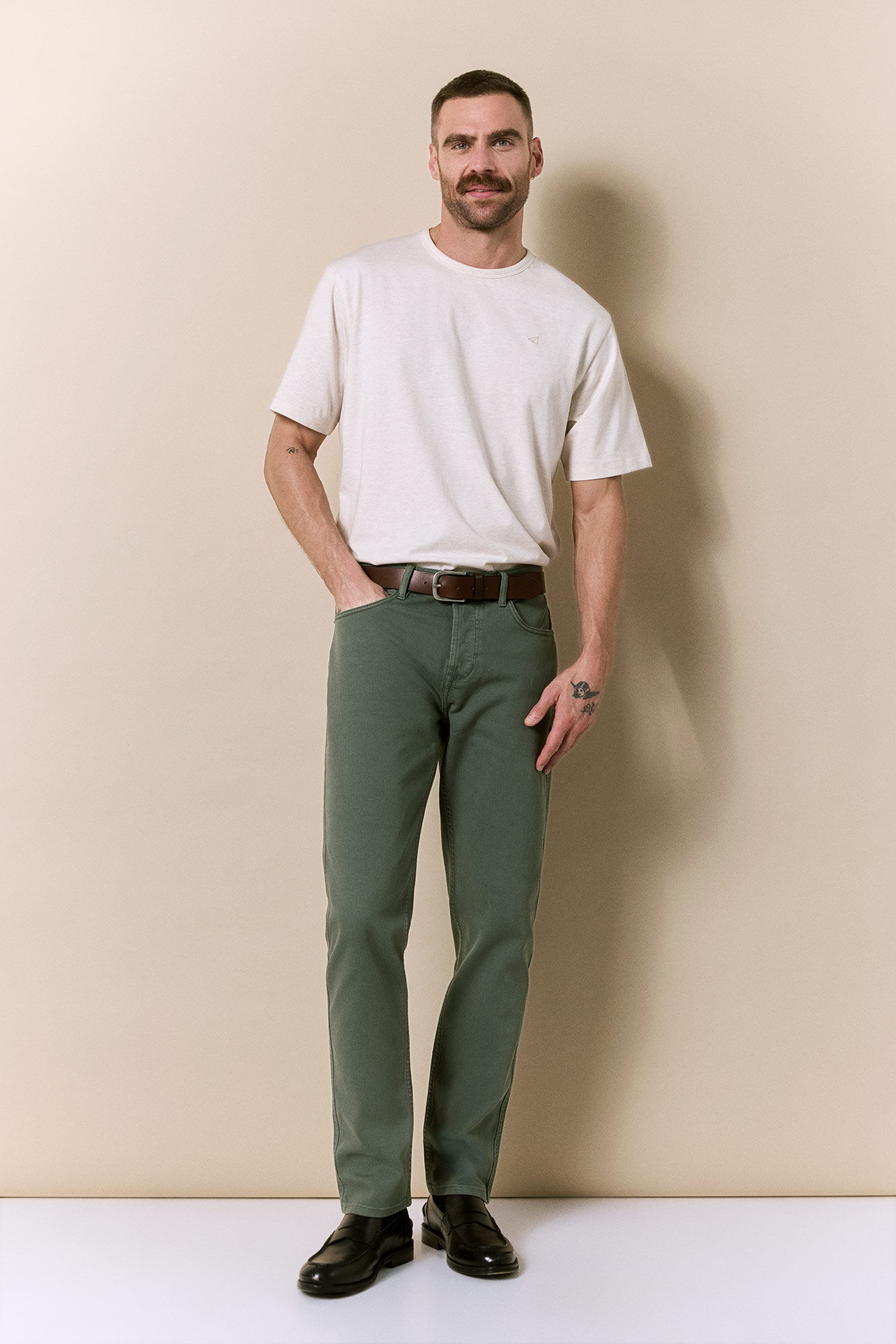 OOTO Pantal&oacute;n 5 bolsillos color slim