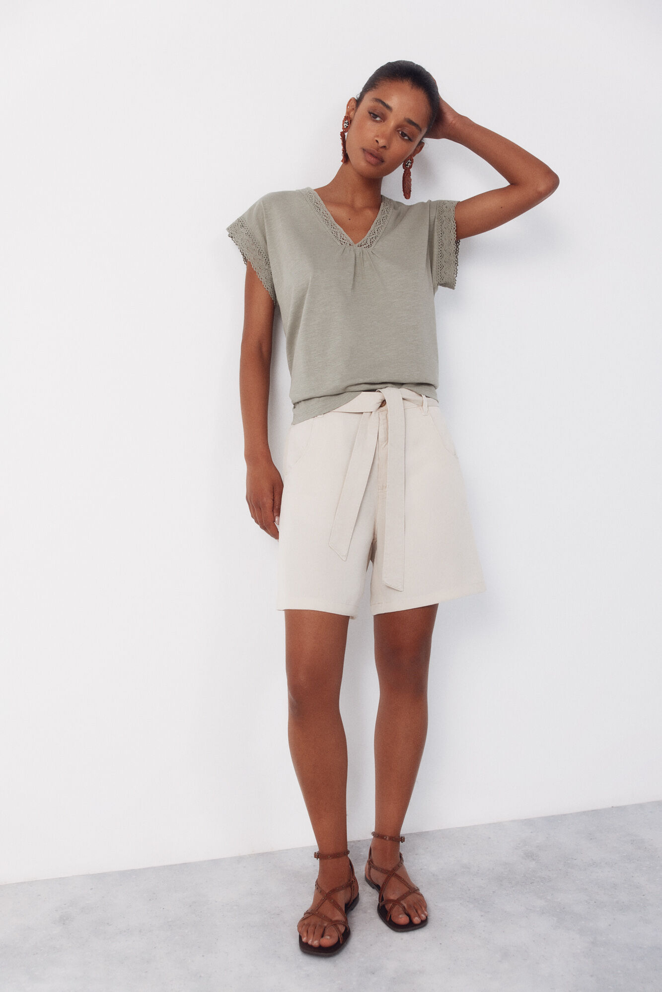 Cortefiel Playera slub pasamaner&iacute;a