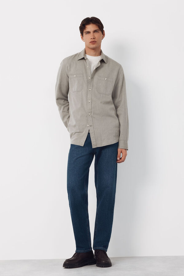 Cortefiel Pantal&oacute;n vaquero straight fit Azul