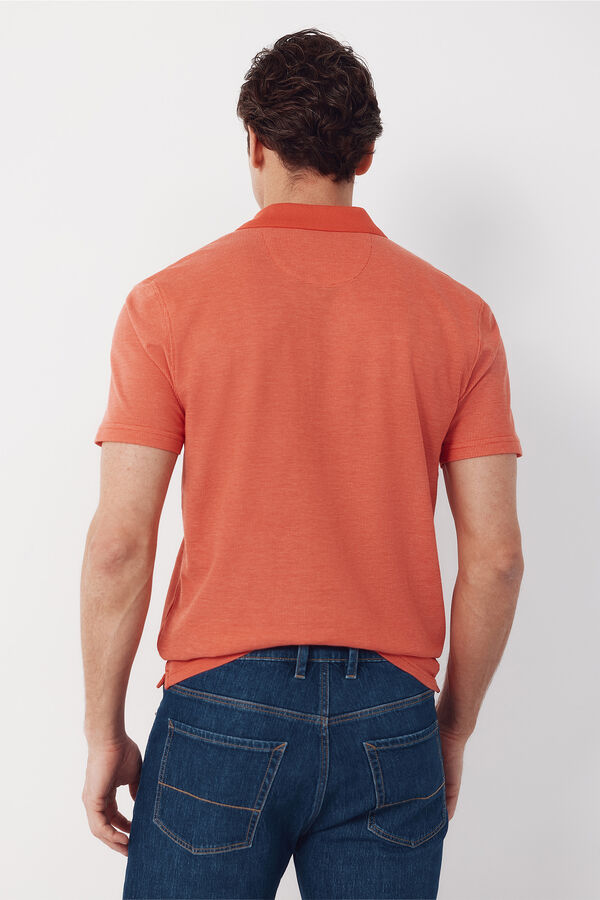 Cortefiel Polo textura Coral