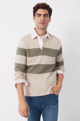 Cortefiel Polo rugby Beige
