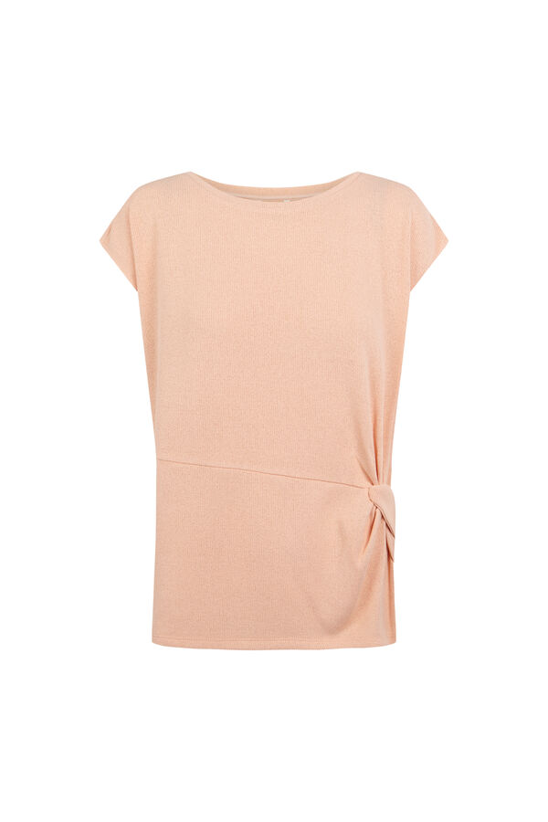 Slowlove Top estructura nudo Naranja