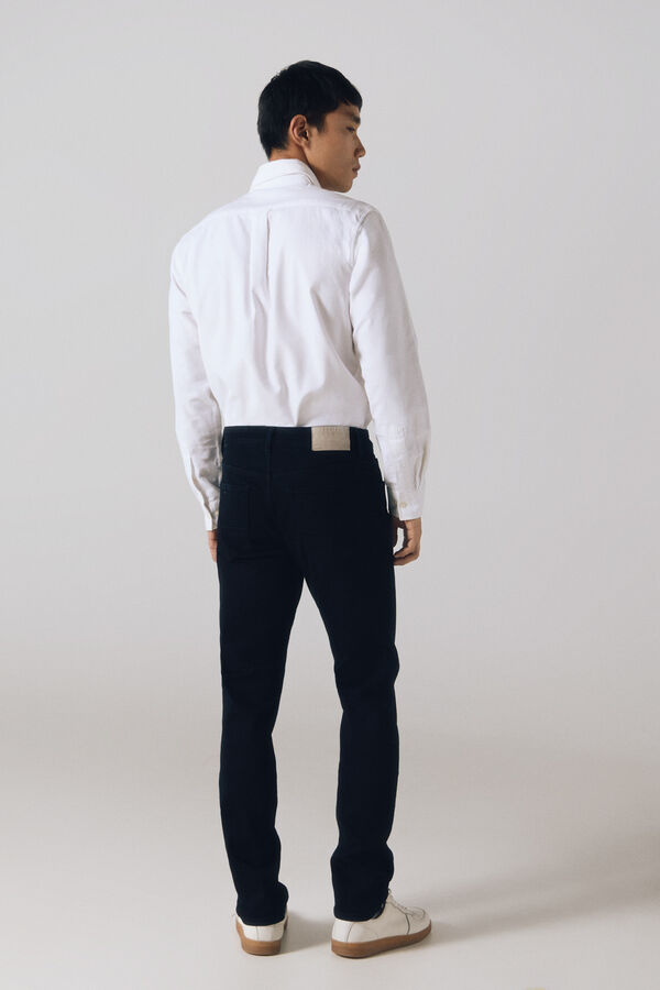 Cortefiel Jeans slim fit coolmax Azul marino