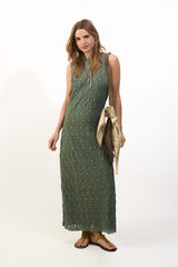 Slowlove Vestido lencero Kaki