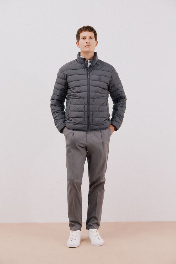 Cortefiel Chamarra acolchada ultralight Gris