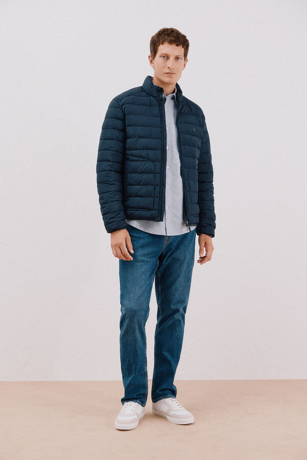 Cortefiel Chamarra acolchada ultralight Azul marino