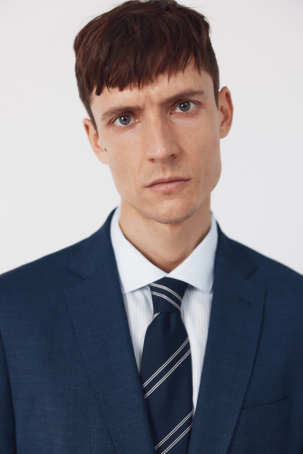 Cortefiel Americana traje ojo de perdiz coolmax&reg; Azul oscuro