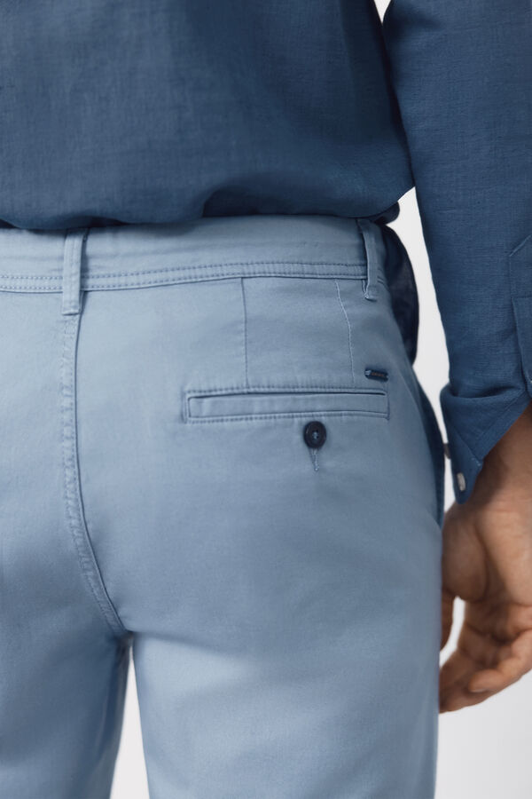 Cortefiel Pantal&oacute;n chino regular fit Azul